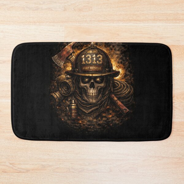 Item preview, SVT Fire Rescue 1313 Skull | First Responder Firefighter Tribute Art designed and sold by SEVERTREND APPAREL .