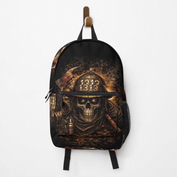 Item preview, SVT Fire Rescue 1313 Skull | First Responder Firefighter Tribute Art designed and sold by SEVERTREND APPAREL .