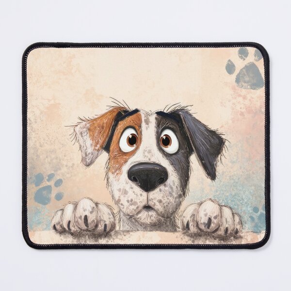 Item preview, Harrier Dog Peeking over Wall 01 designed and sold by Elisabeth Lucas.