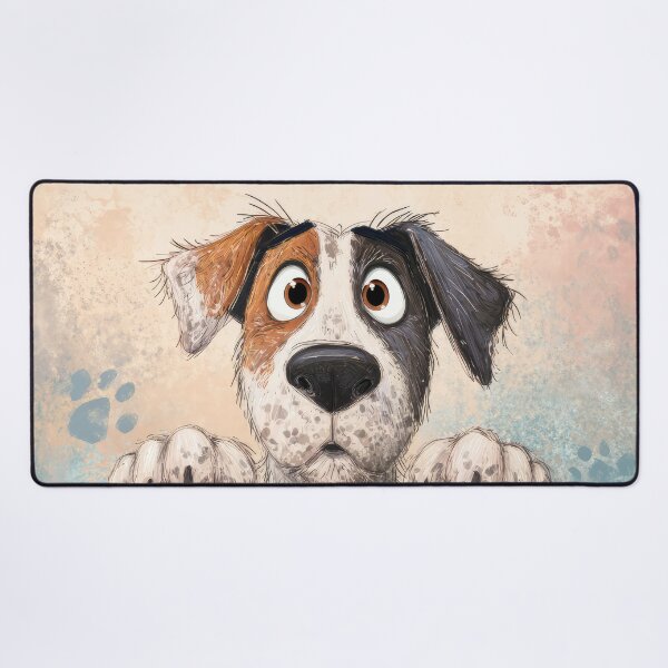 Item preview, Harrier Dog Peeking over Wall 01 designed and sold by Elisabeth Lucas.