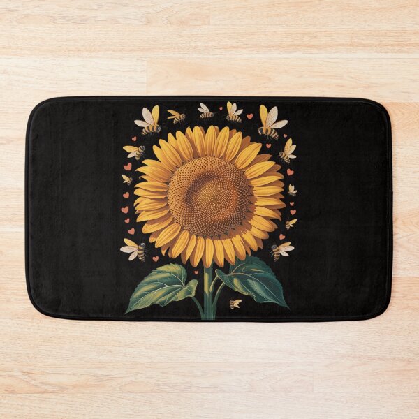 Item preview, Bee Sunflower Lover Bumblebee Honey Bees designed and sold by ForestMmost.