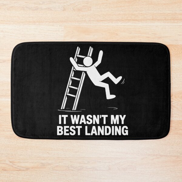 Item preview, It Wasn't My Best Landing - Falling Off Ladder designed and sold by genkihikki.