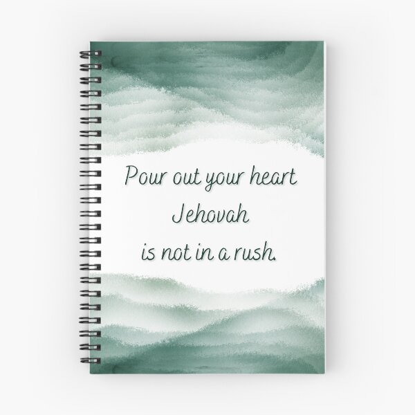 Item preview, Jehovah is near when you call on him - Ps 145:18 – Green Watercolor Leaves designed and sold by GiftableGems.