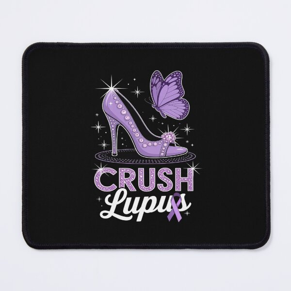 Item preview, Crush Lupus Awareness Purple Ribbon High Heel Support designed and sold by TAYLOROUSDALE.