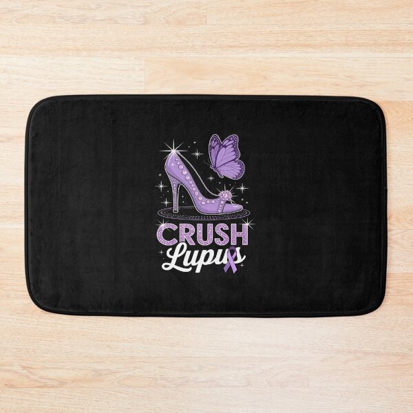 Item preview, Crush Lupus Awareness Purple Ribbon High Heel Support designed and sold by TAYLOROUSDALE.