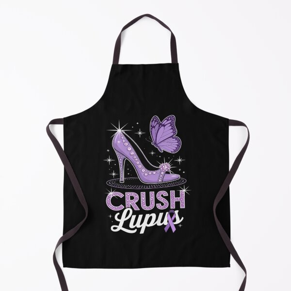 Item preview, Crush Lupus Awareness Purple Ribbon High Heel Support designed and sold by TAYLOROUSDALE.