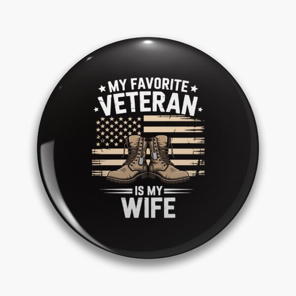 Item preview, Veterans Day Military US Flag Favorite Veteran Is My Wife designed and sold by portcrysral.