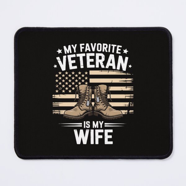 Item preview, Veterans Day Military US Flag Favorite Veteran Is My Wife designed and sold by portcrysral.