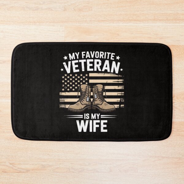 Item preview, Veterans Day Military US Flag Favorite Veteran Is My Wife designed and sold by portcrysral.