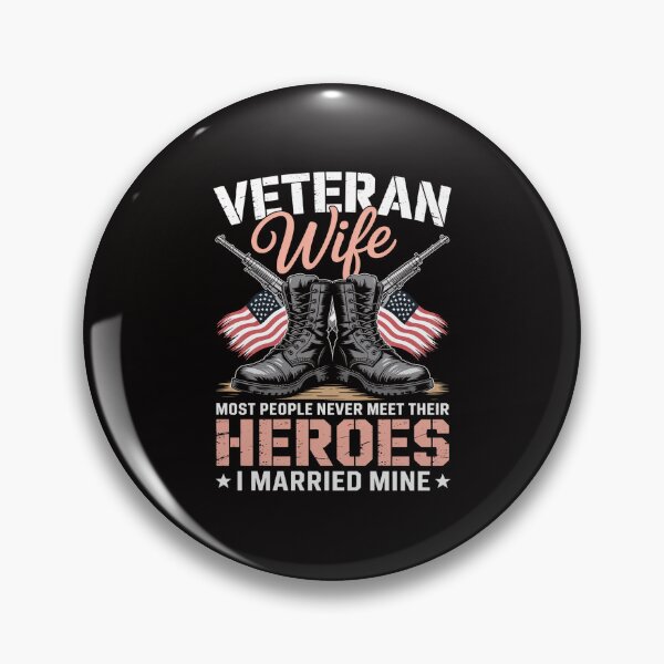 Item preview, Veteran Wife Married Mine Proud Military Veteran Husband designed and sold by portcrysral.