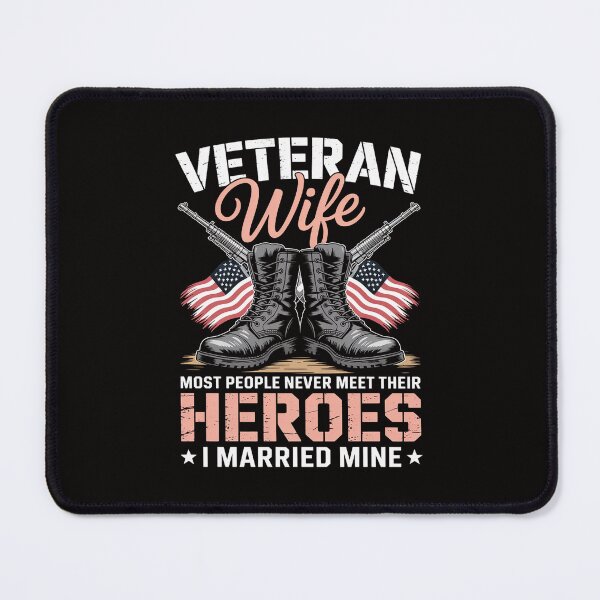 Item preview, Veteran Wife Married Mine Proud Military Veteran Husband designed and sold by portcrysral.