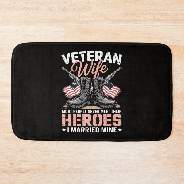 Item preview, Veteran Wife Married Mine Proud Military Veteran Husband designed and sold by portcrysral.