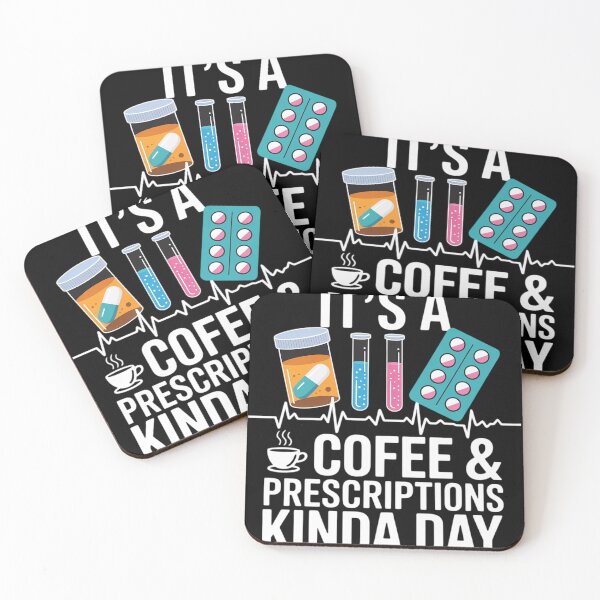 Item preview, It's A Coffee & Prescriptions Kinda Day Pharmacy Technician designed and sold by genkihikki.