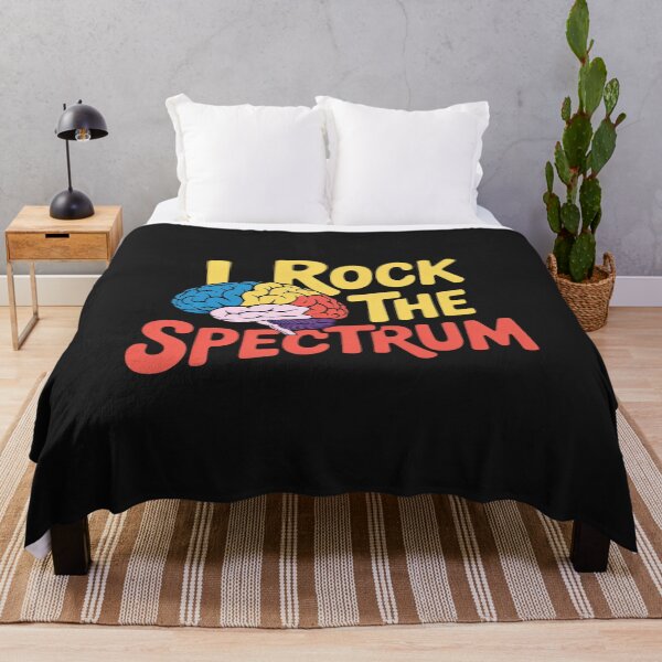 Item preview, Cute Autism Brain I Rock The Spectrum Awareness designed and sold by TAYLOROUSDALE.