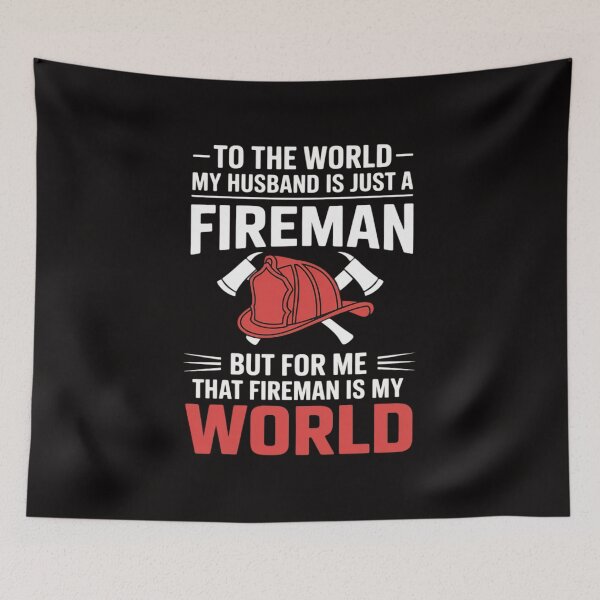 Item preview, To The World My Husband Is Just A Fireman Firefighter Wife designed and sold by portcrysral.