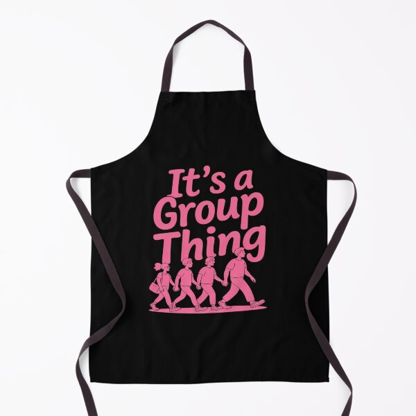 Item preview, Its A Group Thing Neon Pink Team Spirit Graphic designed and sold by ProudForFunny.