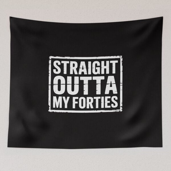 Item preview, Straight Outta My Forties 50th Birthday Gift designed and sold by ForestMmost.