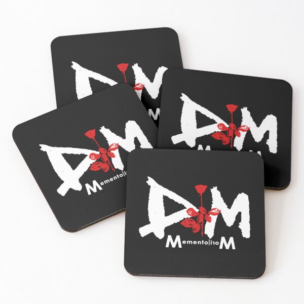 Item preview, Depeche Mode Memento Mori Black Rose & Red Typography Art designed and sold by JayliIvan.