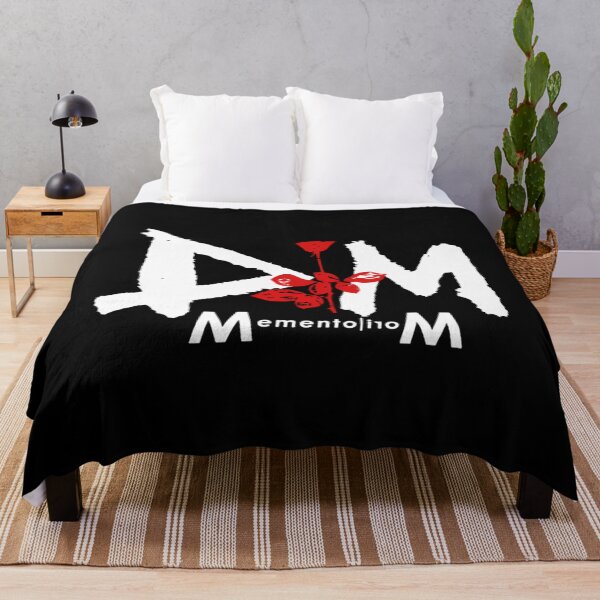 Item preview, Depeche Mode Memento Mori Black Rose & Red Typography Art designed and sold by JayliIvan.