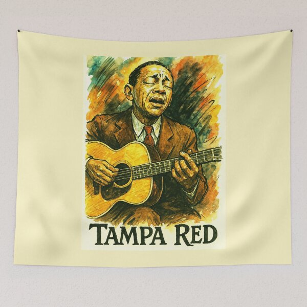 Item preview, Tampa Red - Blues Guitar Legend designed and sold by Sarcastic designs.