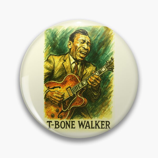 Item preview, T-Bone Walker - Blues fan designed and sold by Sarcastic designs.