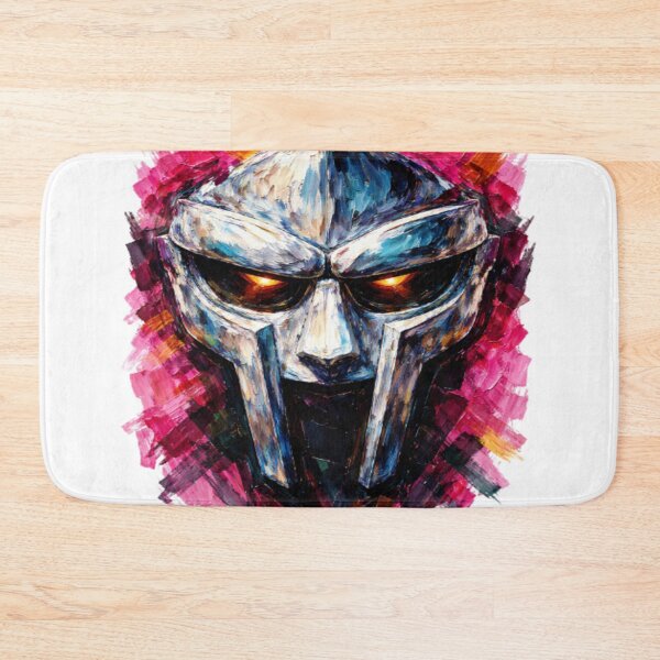 Item preview, MF DOOM Mask Abstract Impasto Oil Painting Hip Hop Art designed and sold by ClucasKe12.