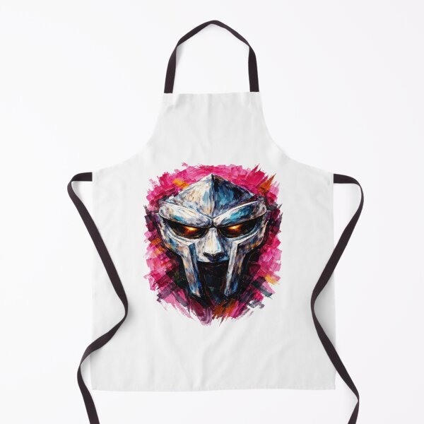 Item preview, MF DOOM Mask Abstract Impasto Oil Painting Hip Hop Art designed and sold by ClucasKe12.
