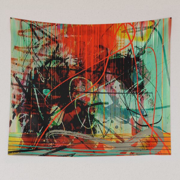 Item preview, Line Abstract Painting designed and sold by ViaARTfactory.