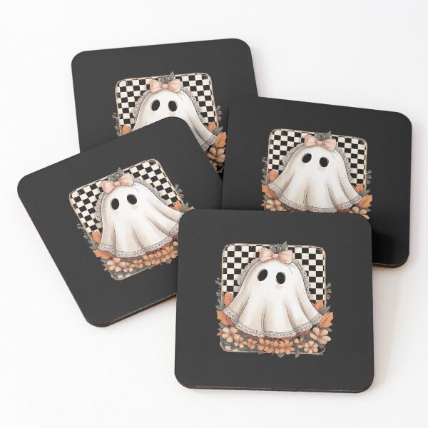 Item preview, Cute Ghost Floral Lace Checkered Halloween Spooky designed and sold by TAYLOROUSDALE.