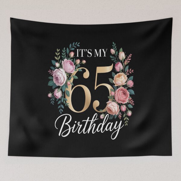 Item preview, Its My 65th Birthday Shirt For Women Vintage Rose Flower designed and sold by ProudForFunny.