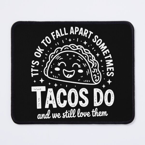 Item preview, Its Ok to Fall Apart Taco Health Awareness designed and sold by ProudForFunny.