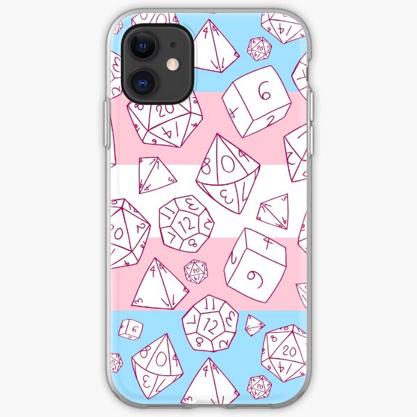 Dice! Dice! Dice! — Trans Pride! iPhone Soft Case