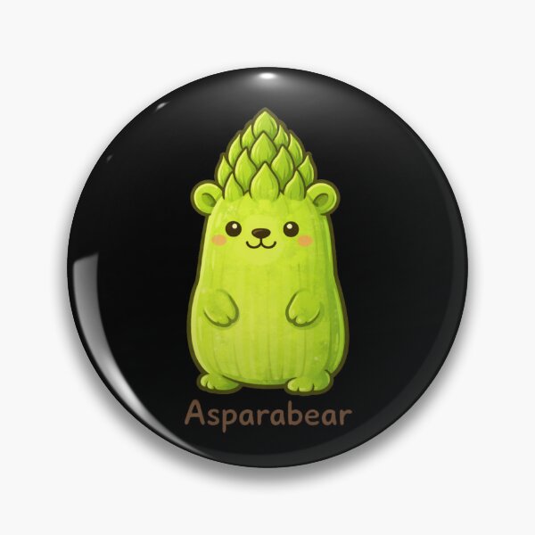 Item preview, Asparabear — Kawaii Asparagus Bear designed and sold by DreamMachine69.