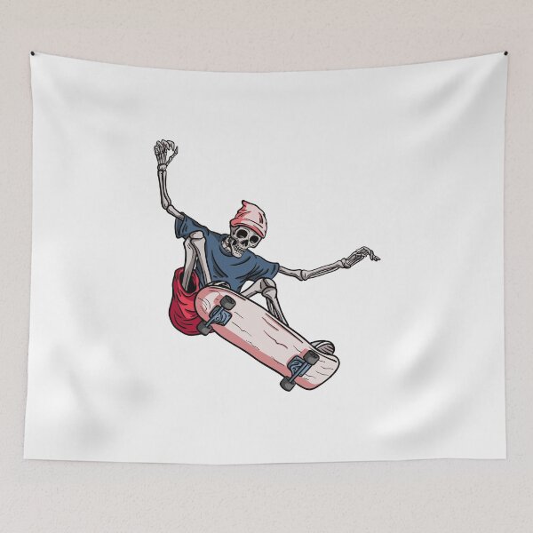 Item preview, Skeleton Skateboarder Doing a Trick designed and sold by Horrify.
