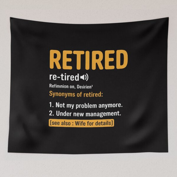 Item preview, Retired Definition Dad Retirement Party Men's designed and sold by berniceschm.