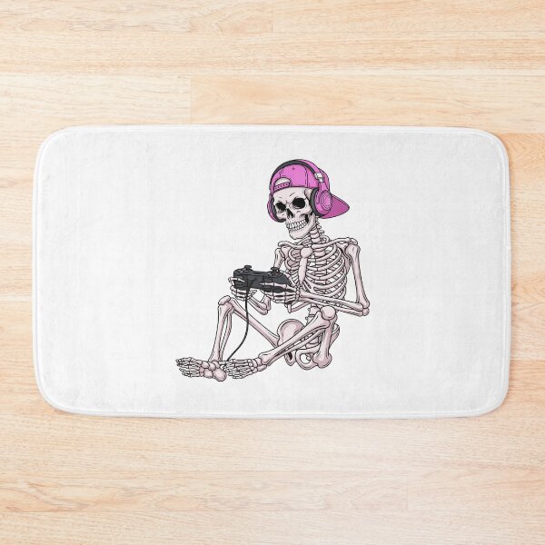 Item preview, Gamer Skeleton Playing Video Games designed and sold by Horrify.