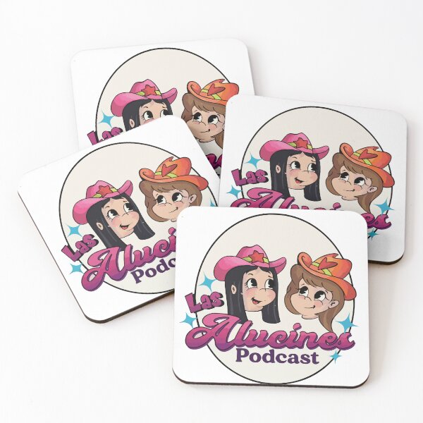 Item preview, "Las Alucines Podcast Official Logo - Retro Cowgirl Cartoon Aesthetic" designed and sold by Cynthia8a.