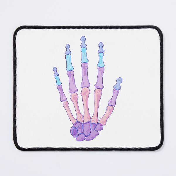 Item preview, Colorful Skeleton Hand X-Ray Art designed and sold by Horrify.