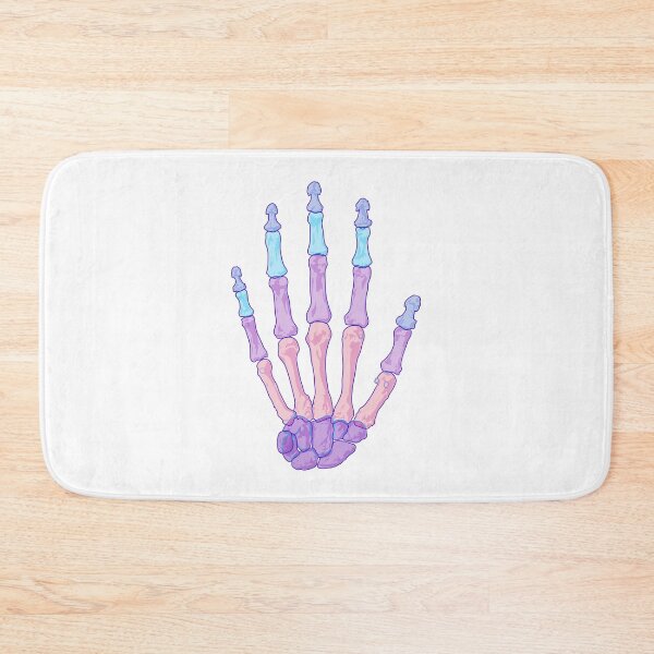 Item preview, Colorful Skeleton Hand X-Ray Art designed and sold by Horrify.