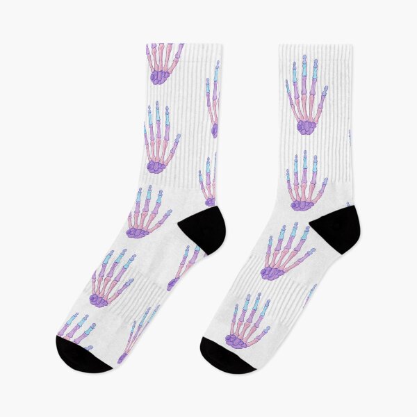 Item preview, Colorful Skeleton Hand X-Ray Art designed and sold by Horrify.