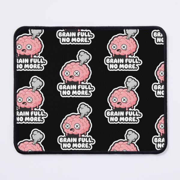Item preview, Brain Full No More - Melting Pink Brain Sticker designed and sold by Sassy Cult.
