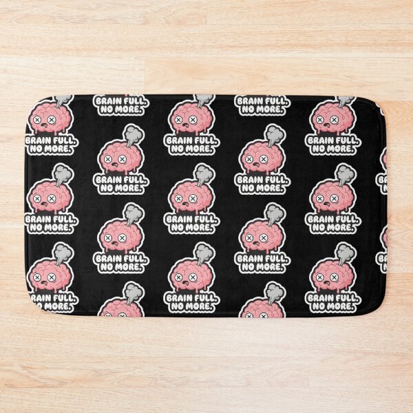 Item preview, Brain Full No More - Melting Pink Brain Sticker designed and sold by Sassy Cult.