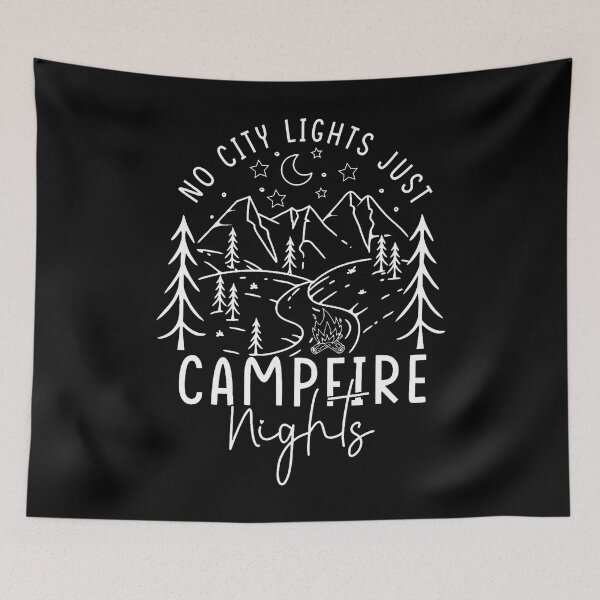 Item preview, No City Lights Just Campfire Nights Summer Vacation Camping designed and sold by desuyomoskov7.