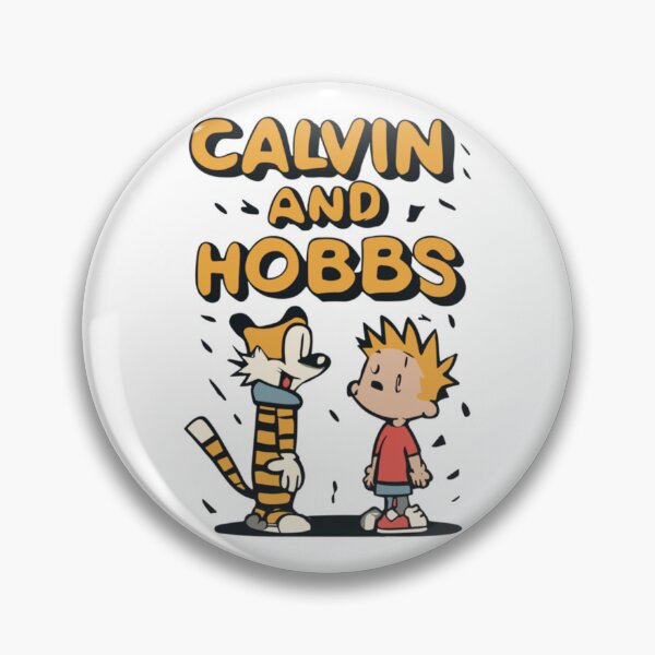 Item preview, Calvin and Hobbs Cartoon Characters Sticker designed and sold by AronWade.