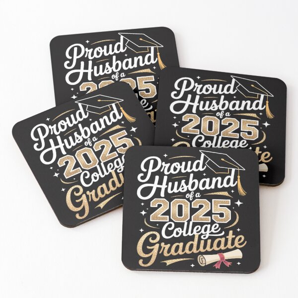 Item preview, Proud Husband Of 2025 Graduate College Graduation Party designed and sold by berniceschm.