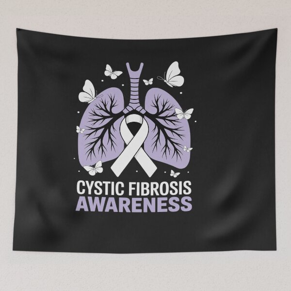 Item preview, Cystic Fibrosis Awareness Just Breathe Purple Ribbon designed and sold by VladimiaPutin.