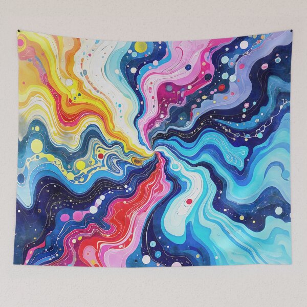 Item preview, Vibrant Colorful Swirl Abstraction designed and sold by taiche.