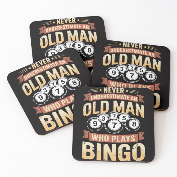 Item preview, Never Underestimate an Old Man Who Plays Bingo Bingo designed and sold by berniceschm.