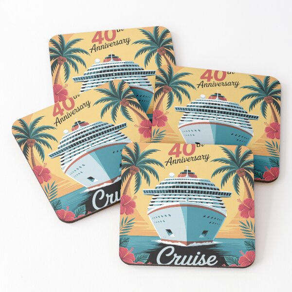 Item preview, Our 40th Anniversary Cruise Husband Wife Couple Cruise Trip designed and sold by sonlylya.