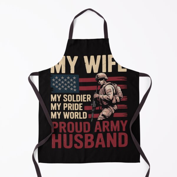 Item preview, My Wife My Soldier Hero - Proud Army Husband Military Spouse designed and sold by berniceschm.